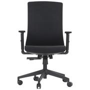 Fotele i krzesła biurowe - Stema T Nowoczesne krzesło biurowe obrotowe TONO czarny - wysuw siedziska, pianka wtryskowa T/TONO/01/1/M/0 - miniaturka - grafika 1