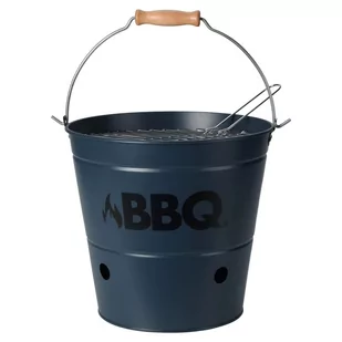 ProGarden Grill typu wiaderko BBQ, 26 cm, matowy granat - Grille - miniaturka - grafika 1