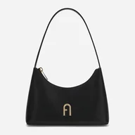 Torebki damskie - Torebka bagietka damska ze skóry naturalnej Furla WB00863AX0733O60009107 Czarna (8050597365572) - miniaturka - grafika 1