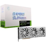 Karty graficzne - MSI GeForce RTX 4070 Ti SUPER GAMING X SLIM WHITE 16GB GDDR6X - miniaturka - grafika 1