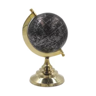 Globus na podstawie mosiężnej KEMIS Black World - Globusy - miniaturka - grafika 1