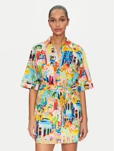Seafolly Sukienka letnia Cuba 55442-DR Kolorowy Relaxed Fit - Sukienki - miniaturka - grafika 1