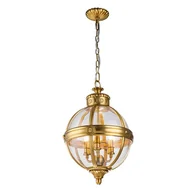 Lampy sufitowe - Adams żyrandol mosiądz FE-ADAMS-3P-BB Feiss - miniaturka - grafika 1