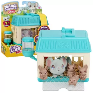 Little Live Pets Mama Surprise Mini Interaktywny Myszka Lil Mouse Rodzi Dzieci - Zabawki interaktywne dla dzieci - miniaturka - grafika 1