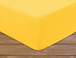Darymex Prześcieradło frotte z gumką jasny żółty/140x200 P130/JZOLTY - Prześcieradła - miniaturka - grafika 1