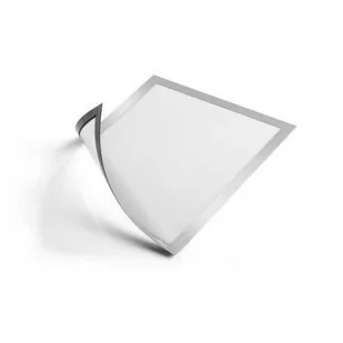 Durable 498823 DURAFRAME A4 magnetyczna ramka informacyjna z uchylną przednią stroną op. 1 szt. srebrny 498823 - Tablice i flipcharty - miniaturka - grafika 2