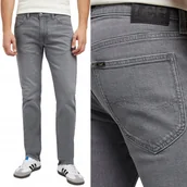 Spodnie męskie - Lee DAREN Washed Cement DżINS proste szare męskie spodnie jeansowe W28 L32 - miniaturka - grafika 1