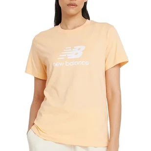 Koszulka New Balance WT41502PAE - pomarańczowa - Koszulki sportowe damskie - miniaturka - grafika 1