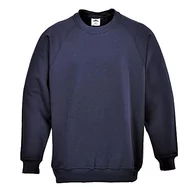 Bluzy męskie - Portwest portwest b300bkrs Roma Poly bluza bawełna  czarny  parent - miniaturka - grafika 1