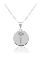 Naszyjniki - Kwiaty Polskie - Naszyjnik z Niezapominajką - Grawer - miniaturka - grafika 1