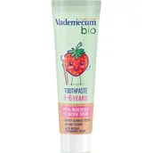 Pasty do zębów - Vademecum Bio Kids Toothpaste pasta do zębów dla dzieci 1-6 lat z naturalnym aromatem truskawki 50ml - miniaturka - grafika 1