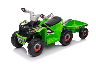 Quad Na Akumulator XMX630T Zielony Z Przyczepą - Tory, garaże, parkingi - miniaturka - grafika 3