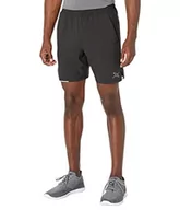 Spodenki damskie - Nuokix 2XU męskie szorty Aero 17 cm, czarno-srebrne odblaskowe, duże - miniaturka - grafika 1