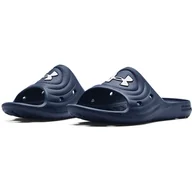 Klapki i japonki męskie - Under Armour, Klapki męskie Locker IV SL, 3023758-401, Granatowe, Rozmiar 44 - miniaturka - grafika 1