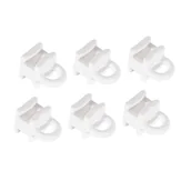 Akcesoria do wystroju okien - Ślizg do szyn i profili aluminiowych do agrafki lub żabki 20 szt. - miniaturka - grafika 1