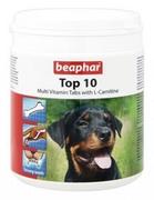 Suplementy i witaminy dla psów - Beaphar TOP 10 Dog - Preparat witaminowy z L-karnityną dla psa 750tabl. 13488 - miniaturka - grafika 1