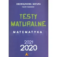 Książki edukacyjne - Testy maturalne matematyka 2020 Poziom podstawowy Praca zbiorowa - miniaturka - grafika 1
