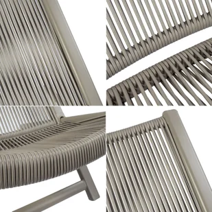 Zestaw mebli tarasowych CHILL SAND leżaki i stolik - Meble ogrodowe - miniaturka - grafika 7