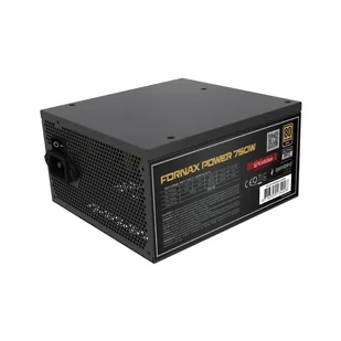Gembird Zasilacz komputerowy Fornax Power 750W aktywny PFC wentylator 12 cm CCC-PSUGOLD-750W - Zasilacze komputerowe - miniaturka - grafika 1