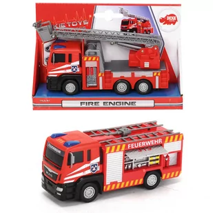 Dickie Straż MAN Fire Engine WNDCKR0CC027373 - Samochody i pojazdy dla dzieci - miniaturka - grafika 2