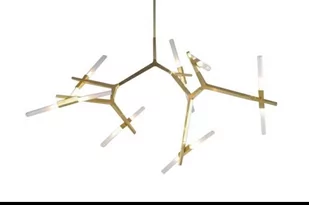 KingHome Lampa wisząca CANDELABR 14 złota - aluminium, szkło XCP8053-14.GOLD [12679607] - Lampy sufitowe - miniaturka - grafika 1