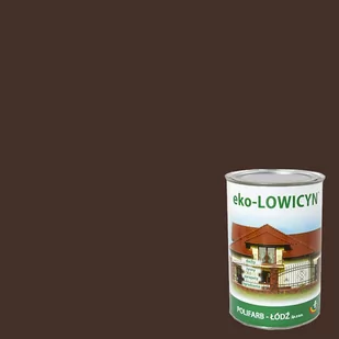 Polifarb Łódź Łódź Eko - Lowicyn brąz czekoladowy RAL 8017 półmat 10l 201247 - Farby do metalu - miniaturka - grafika 1