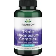 Układ nerwowy - Swanson, Usa Triple Magnesium Complex 400 mg - suplement diety 100 szt. - miniaturka - grafika 1