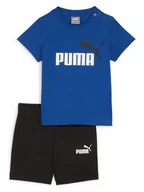 Kaftaniki dla niemowląt - Puma 2-częściowy zestaw "Minicats" w kolorze niebiesko-czarnym - miniaturka - grafika 1