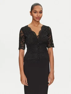 Morgan Bluzka 251-TANGO Czarny Slim Fit - Bluzki damskie - miniaturka - grafika 1