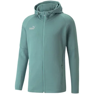 Bluza z kapturem męska Puma Team Final Casuals Hooded Jkt - Bluzy sportowe męskie - miniaturka - grafika 1
