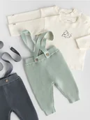 Spodenki dla niemowląt - Reserved - Bawełniany komplet - jasnozielony - miniaturka - grafika 1