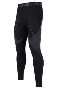 Getry termoaktywne męskie Alpinus Tactical Base Layer GT43224 czarno-szary - Bielizna sportowa męska - miniaturka - grafika 1