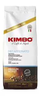 Kimbo Kawa ziarnista Espresso Decaffeinato 500g bezkofeinowa 5614-uniw - Kawa - miniaturka - grafika 1