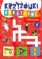 Książki edukacyjne - KRZYŻÓWKI OBRAZKOWE Z NAKLEJKAMI Opracowanie zbiorowe OD 24,99zł - miniaturka - grafika 1