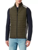 Kamizelki męskie - JACK & JONES Jjemulti Bodywarmer Collar Noos Kamizelka Mężczyźni, rodzynka, L - miniaturka - grafika 1