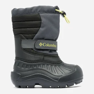 Śniegowce chłopięce wodoodporne Columbia Children's Powderbug Snowlite 2078922089 31 (13US) Ciemnoszare (195981575286) - Buty dla chłopców - miniaturka - grafika 1