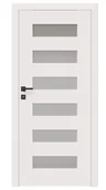 Drzwi wewnętrzne - Dre Drzwi Wewnętrzne Z Szybą Scala 0 Okleina Biała Mat - miniaturka - grafika 1