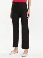 Spodnie damskie - Marella Spodnie materiałowe Muschio 2413131272 Czarny Regular Fit - miniaturka - grafika 1