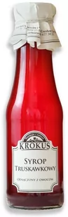 Krokus Syrop Truskawkowy Sok Truskawki 300ml (375g) - Syropy i koncentraty owocowe - miniaturka - grafika 1