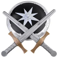 Zabawki militarne - Zestaw Dla Rycerza Miecze Tarcza Ochronna - miniaturka - grafika 1