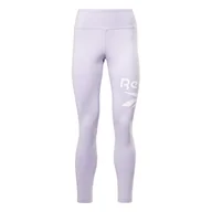 Legginsy - Reebok Damskie legginsy treningowe Vektor Ready, Fioletowa Oasis, S (Krótki) - miniaturka - grafika 1
