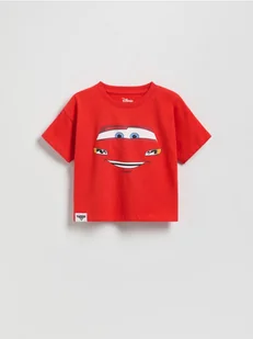Reserved - T-shirt Auta - czerwony - Bluzki dla niemowląt - miniaturka - grafika 1