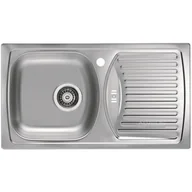 Zlewozmywaki - Alveus Zlewozmywak stalowy wpuszczany satyna BASIC 150 1037766K - miniaturka - grafika 1