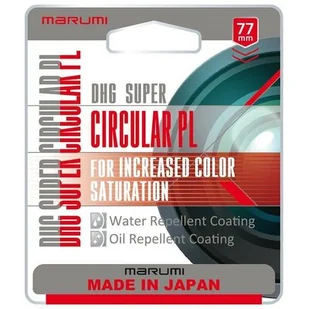 Marumi DHG Super Polarizer-filtr polaryzacyjny osłabiający (77 MM) DHG77SCIR - Filtry fotograficzne - miniaturka - grafika 1