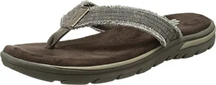 Skechers klapki męskie Supreme Bosnia, Brązowy Choc, 39.5 EU - Klapki i japonki męskie - miniaturka - grafika 1