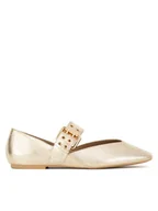 Baleriny - DeeZee Baleriny HY23066-1 Złoty - miniaturka - grafika 1