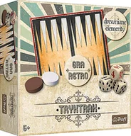 Gry planszowe - Trefl Tryktrak Retro - miniaturka - grafika 1