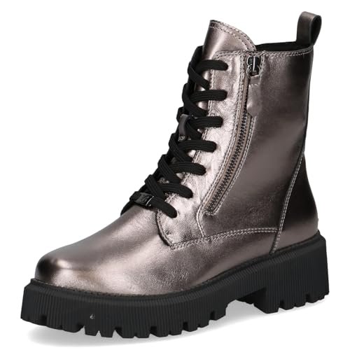 Caprice Damskie 9-26229-43 modne kozaki, szarobrązowe metaliczne, 38 EU, taupe Metallic, 38 EU