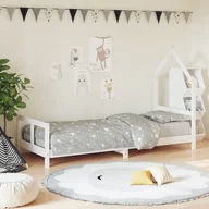 Łóżeczka i kojce - vidaXL Rama łóżka dla dzieci, biała, 80x200 cm, drewno sosnowe - miniaturka - grafika 1