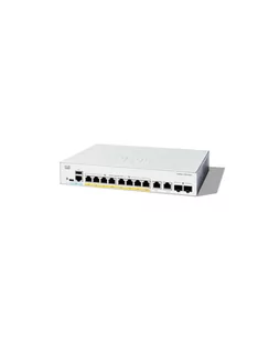 CISCO Catalyst 1300 8-port GE PoE Ext PS 2x1G Combo - Switche - miniaturka - grafika 1